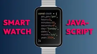 Smart Watch with JavaScript | HTML CSS JavaScript Smart Watch @raselcoder
