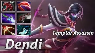Na`Vi Dendi Pro Templar Assassin Mid Rank MMR Game Dota 2