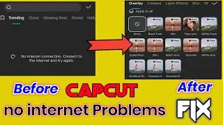 How to fix no internet connection problem on capcut pro application |capcut pro internet problem fix