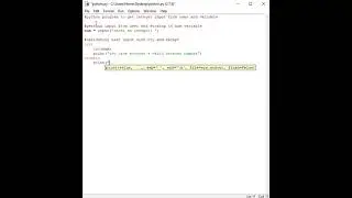 Python program to get integer input from user and validate