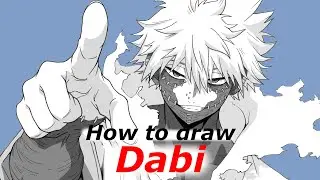 How to draw Dabi | My Hero Academia | Step by step Tutorial
