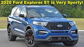 2020 Ford Explorer ST is a Mainstream, Sporty, 3-Row Crossover With Good Performance
