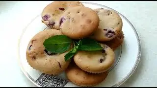 КЕКСЫ С ВИШНЕЙ!Как приготовить кекс! Дешёвый кекс. Простой рецепт. Быстрый кекс. 