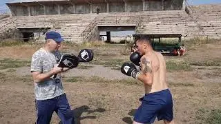Тренировка по боксу 28.07.2021г. Мартуни стадион