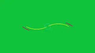 Minimalist Shape Motion Effect | Green Screen Element Clip
