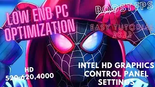 Optimization For Low-End PC Gaming in 2022 | Intel HD Graphics Optimization | Fps Boost