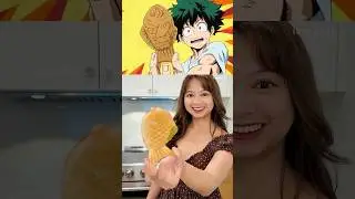 Turning DEKU into TAIYAKI! #myheroacademia #animefood