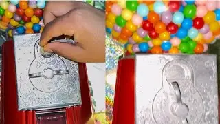 ASMR | Buying Gums from Gumballs Machine #satisfying #gumball #machine  #rainbow #asmr #youtube
