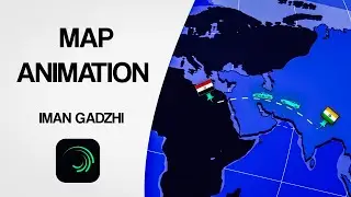 Map Animation Like Iman Gadzhi: Tutorial Alight Motion