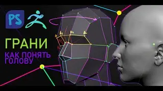 Рисуем Голову. Часть 2 - КAK ПОНЯТЬ ГРАНИ ?