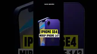 IPHONE SE4 BAKAL MIRIP IPHONE 14 ⁉️ #iphone #iphonese #iphone14