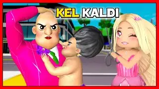 ÇILGIN ÖĞRETMEN KEL KALDI 😂 SCRAY TEACHER 3D | KÜBRA NİSA