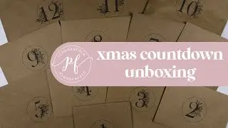 Christmas Countdown Unboxing! | Planner Sticker Advent Calendar 2021 | Plannerface
