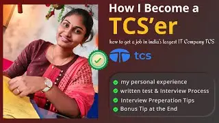 HOW TO GET A JOB IN TCS FOR FRESHERS | TCS INTERVIEW EXPERIENCE | TCS NQT