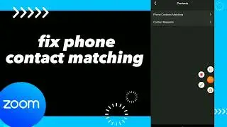 How To Fix Phone Contact Matching On Zoom App
