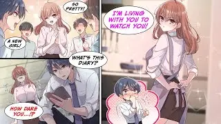 [Manga Dub] I picked up the new girl's diary, and now she wants to live with me to keep an eye on me