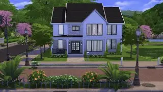 Modern Family Home Speed Build | The Sims 4