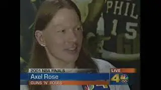 Axl interview at 2001 nba finals