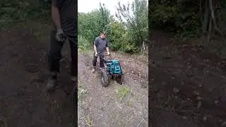 Мотоблок Konner Sohnen KS 9HP-1350G-3 в работе