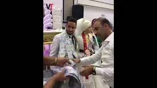 Takı törenini resmen şova dönüştürdüler
