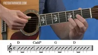 D Cadd9 G Guitar Chord Progression
