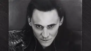 Drawing Loki - Tom Hiddleston / Рисуем Бога Локи - Том Хиддлстон