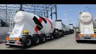 BONUM 914231 cement tank trucks with 3 + 1 axle formula