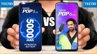 Tecno Pop 5 Lite vs Tecno Pop 6 Pro ||  Tecno Pop 6 Pro vs Tecno Pop 5 Lite