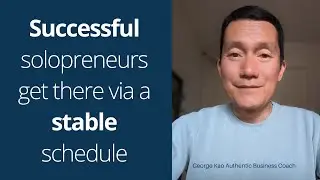 Success requires a stable schedule, and listening to a higher guidance that understands your goals.