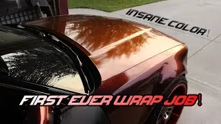 WRAPPING MY CAR !! (FIRST EVER WRAP JOB) // Vigor Vlogs