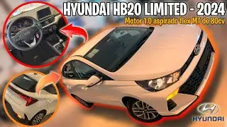 HYUNDAI HB20 LIMITED: 2024 - PREÇO, CUSTO BENEFÍCIO E OPÇÕES DE FINANCIAMENTO!