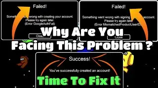 Among Us Sign In Error Fixed | Among Us Sign In Problem Fixed | How to Sign In Among Us