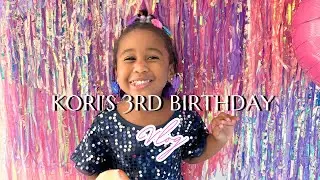 Kori’s 3rd Birthday Party Celebration 🎉 | Fun Birthday Vlog for Toddlers!