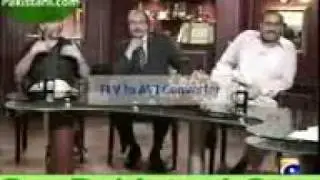 Pakistani Federal Minister Scratching on his balls himself on TV