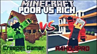 Minecraft boy va kambag'al. Minecraft rich and poor.
