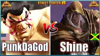 Street Fighter 6 🔥 PunkDaGod (E-HONDA)  Vs  Shine (M Bison) 🔥Best Room Match🔥FightingGameWorldX