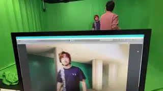 Unity HDRP Real-time Virtual Studio Simple Test 3 (Compositing in a huge place with Full HD cam)