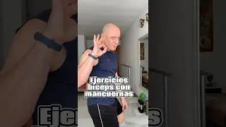 EJERCICIOS PARA ENTRENAR LOS BÍCEPS CON MANCUERNAS #biceps #brazosfuertes #baile