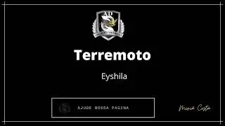 Terremoto| Eyshila - Playback com letra