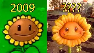 Evolution of SUNFLOWER in Plants Vs Zombies