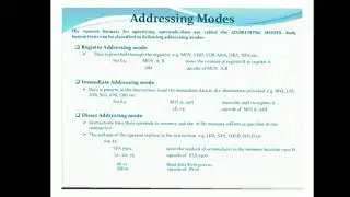 Addressing modes of 8085 Microprocessor