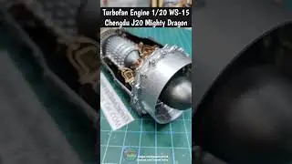 WS-15 Turbofan Engine J20 aircraft Chengdu J-20 "Mighty Dragon" #engine #turbo