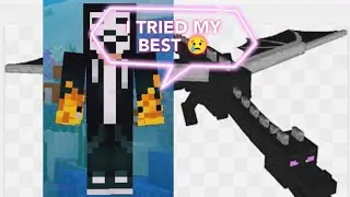 Fighting Ender dragon gone wrong 😱 #minecraft