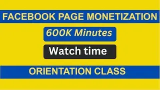 facebook page monetization orientation class