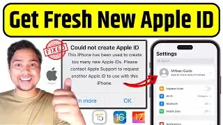 Could Not Create Apple ID | How to Fix Could Not Create Apple ID Error | Get Fresh New Apple ID
