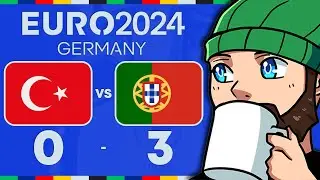 TEARLESS REAGISCE a TURCHIA - PORTOGALLO di EURO 2024 | Portogallo passeggia agli Ottavi