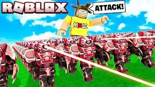 I BUILT AN EVIL ROBOT ARMY in ROBLOX! 1080p 60fps H264 128kbit AAC