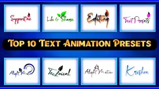 New trending text animation alight motion | Download link