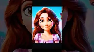 Rapunzel Disney Princess Glow Up - Disney Cartoon Transformation GLOW UPS DISNEY PRINCESSES #cartoon