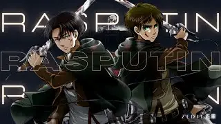 Eren and Levi - Rasputin Edit 4K